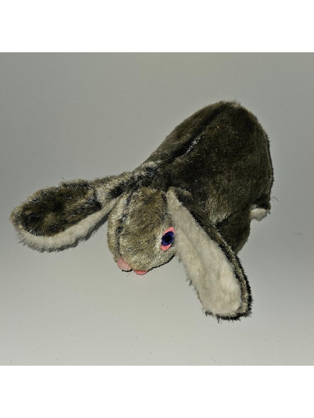 VTG Knickerbocker Animals of Distinction Bunny Rabbit Plush Stuffed Toy Pink Eye